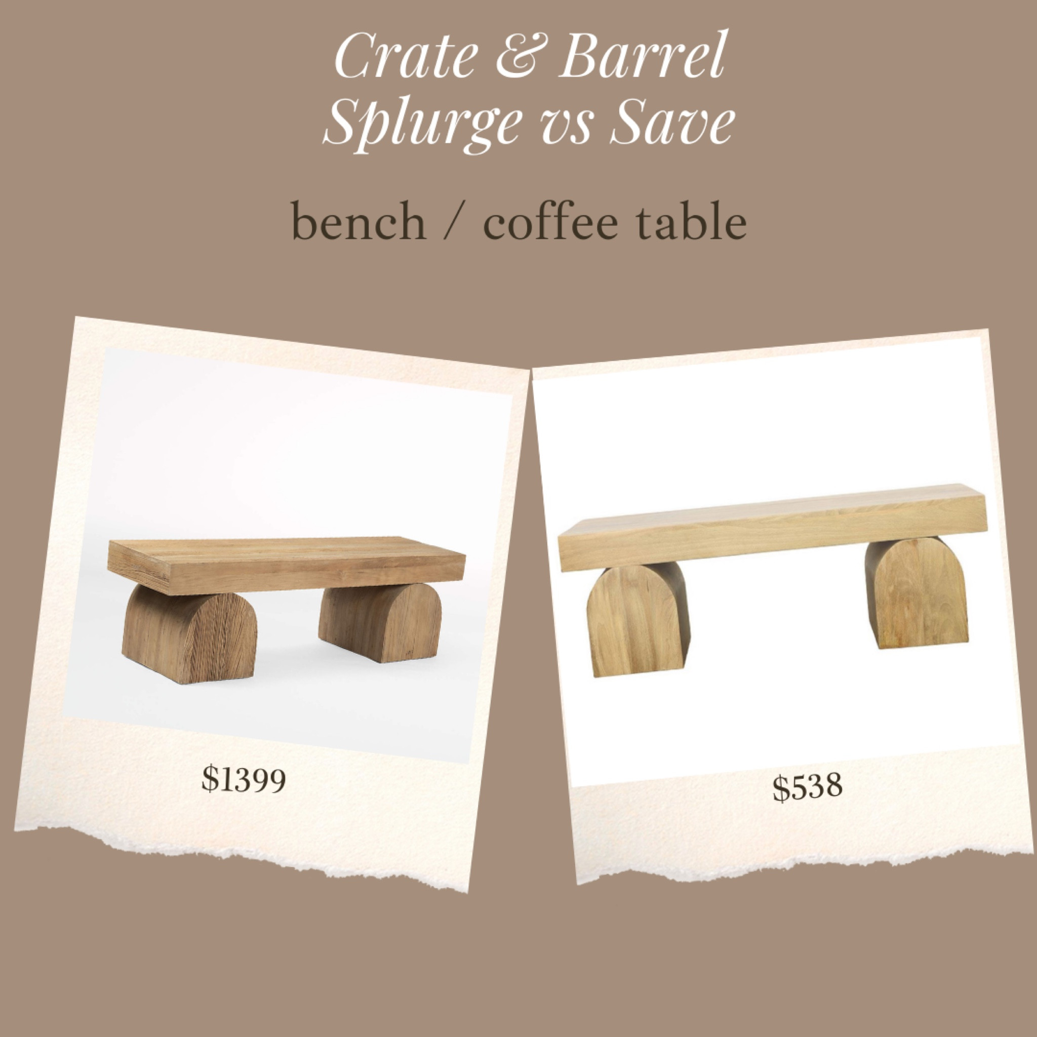 🚨🚨🚨🚨 first ever bench / coffee table in this style less than $1000!!!!!!! This is a frequent request & high sellout risk!!! 

#LTKStyleTip #LTKHome #LTKSaleAlert