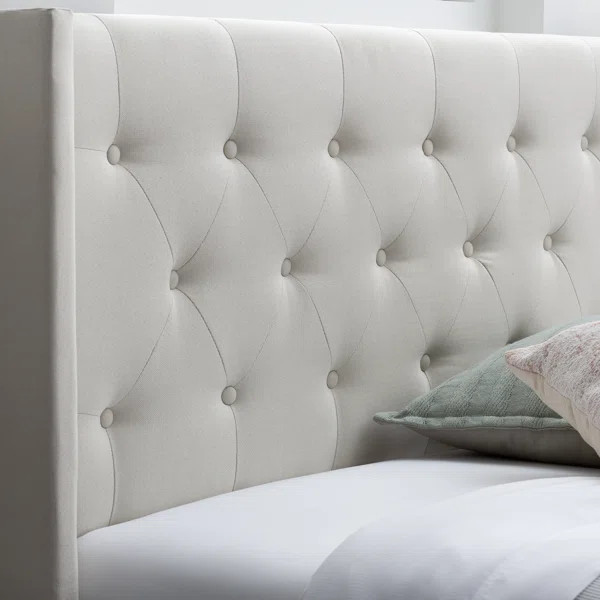 Clairlea Upholstered Wingback Headboard | Wayfair North America