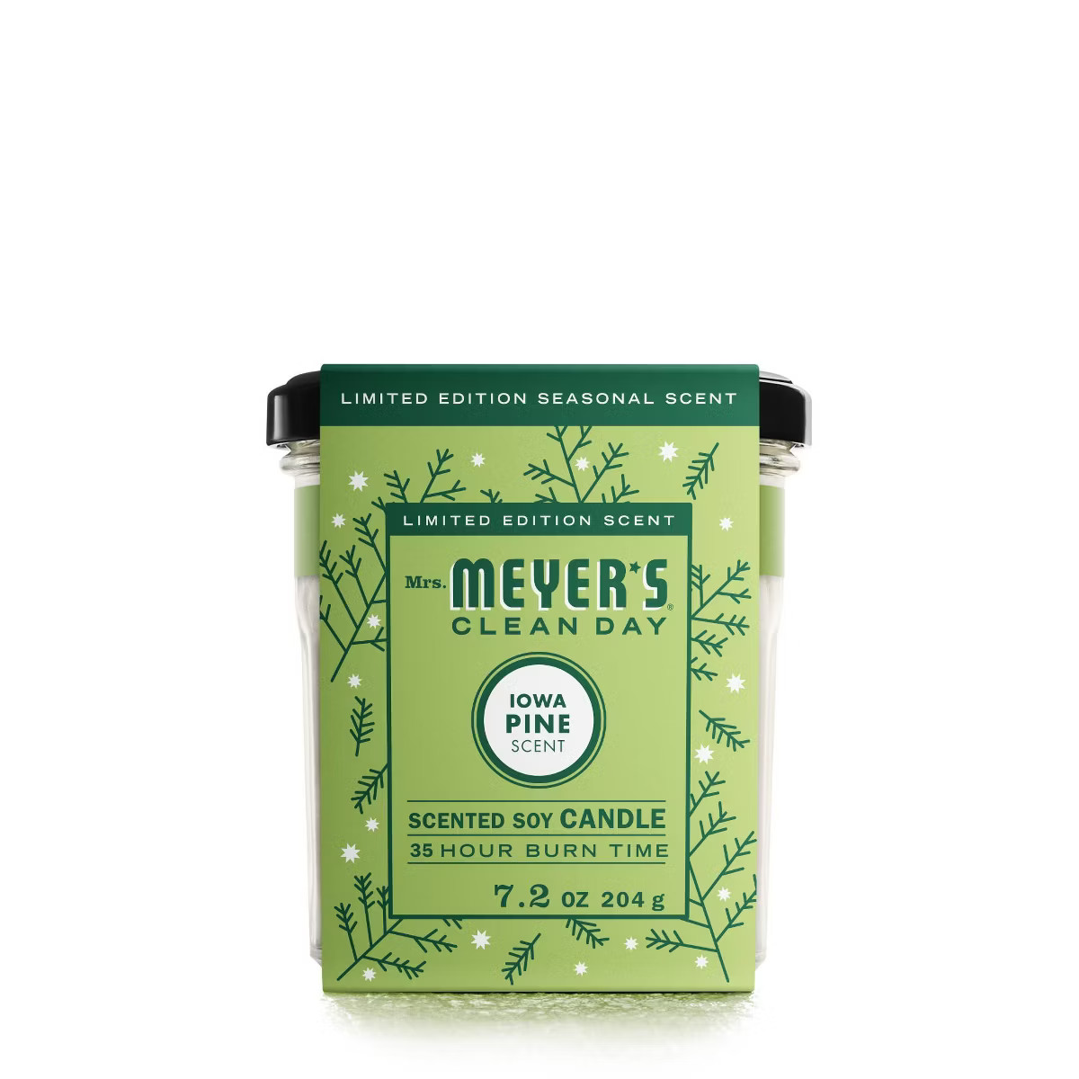 Mrs. Meyer's Clean Day Holiday Large Jar Candle - Iowa Pine - 7.2oz | Target