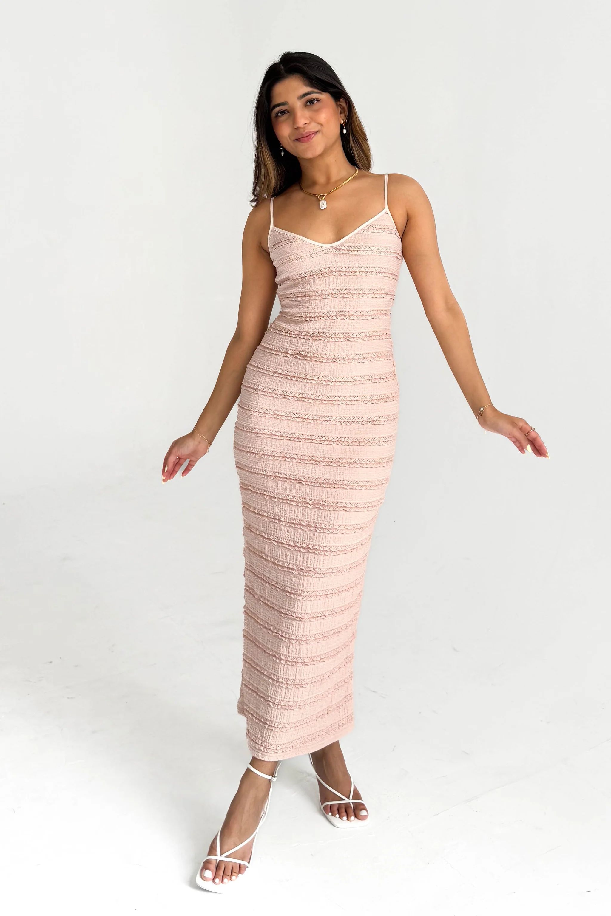 Real Charmer Dress in Pink | Grey Bandit