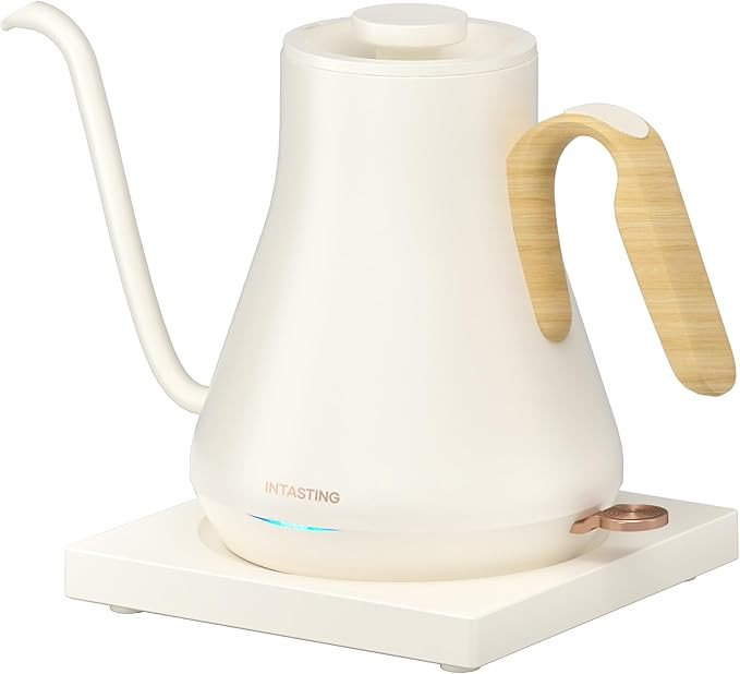 Electric Gooseneck Kettle for Brewing Coffee and Steeping Tea with 304 Stainless Steel Inner, Qui... | Amazon (US)