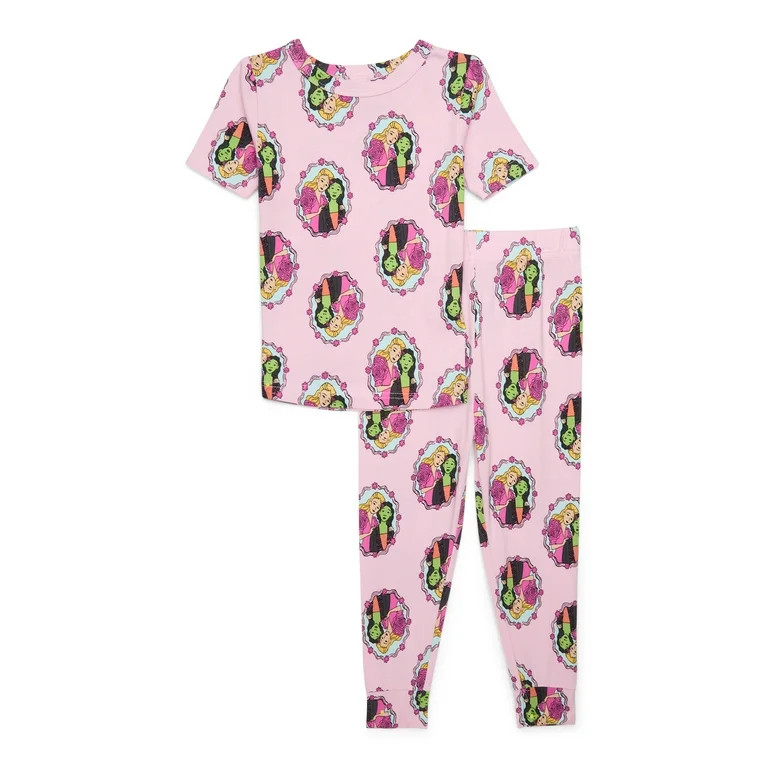 Character Toddler Viscose Unisex 2-Piece Pajama Set, Sizes 12M-5T | Walmart (US)