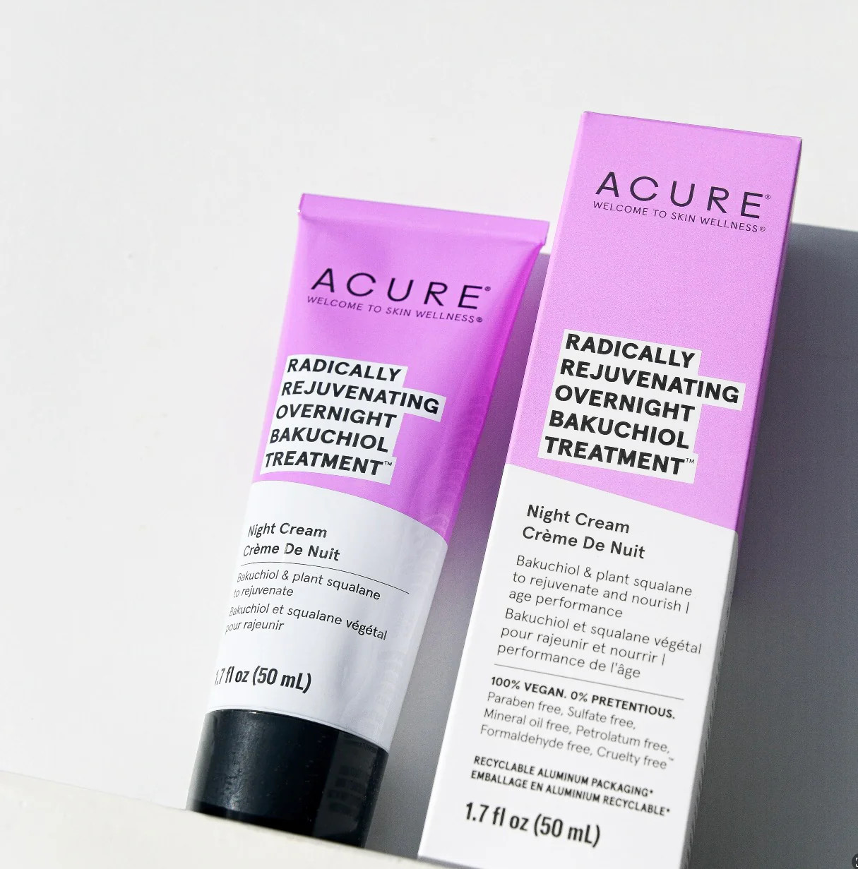 Radically rejuvenating  overnight bakuchiol treatment | Acure
