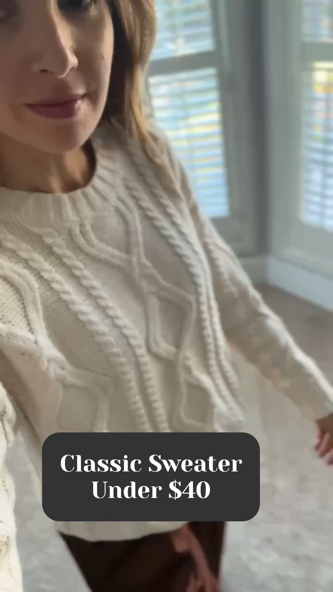 Classic Cable Knit from @amazon! Wearing a xs

#LTKgrwm