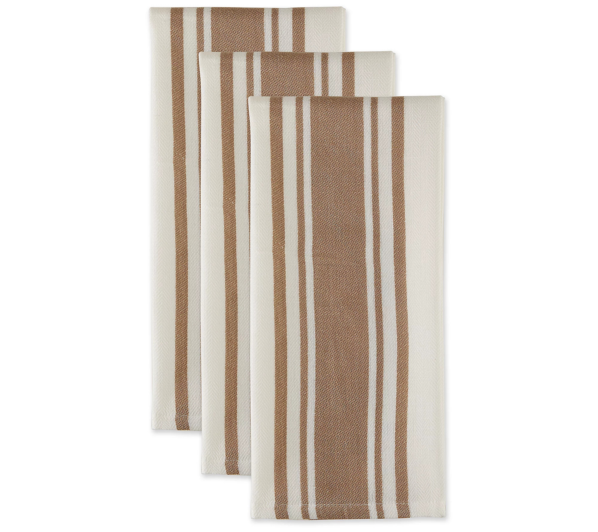 Design Imports Set/3 Chef Stripe Kitchen Towels | QVC