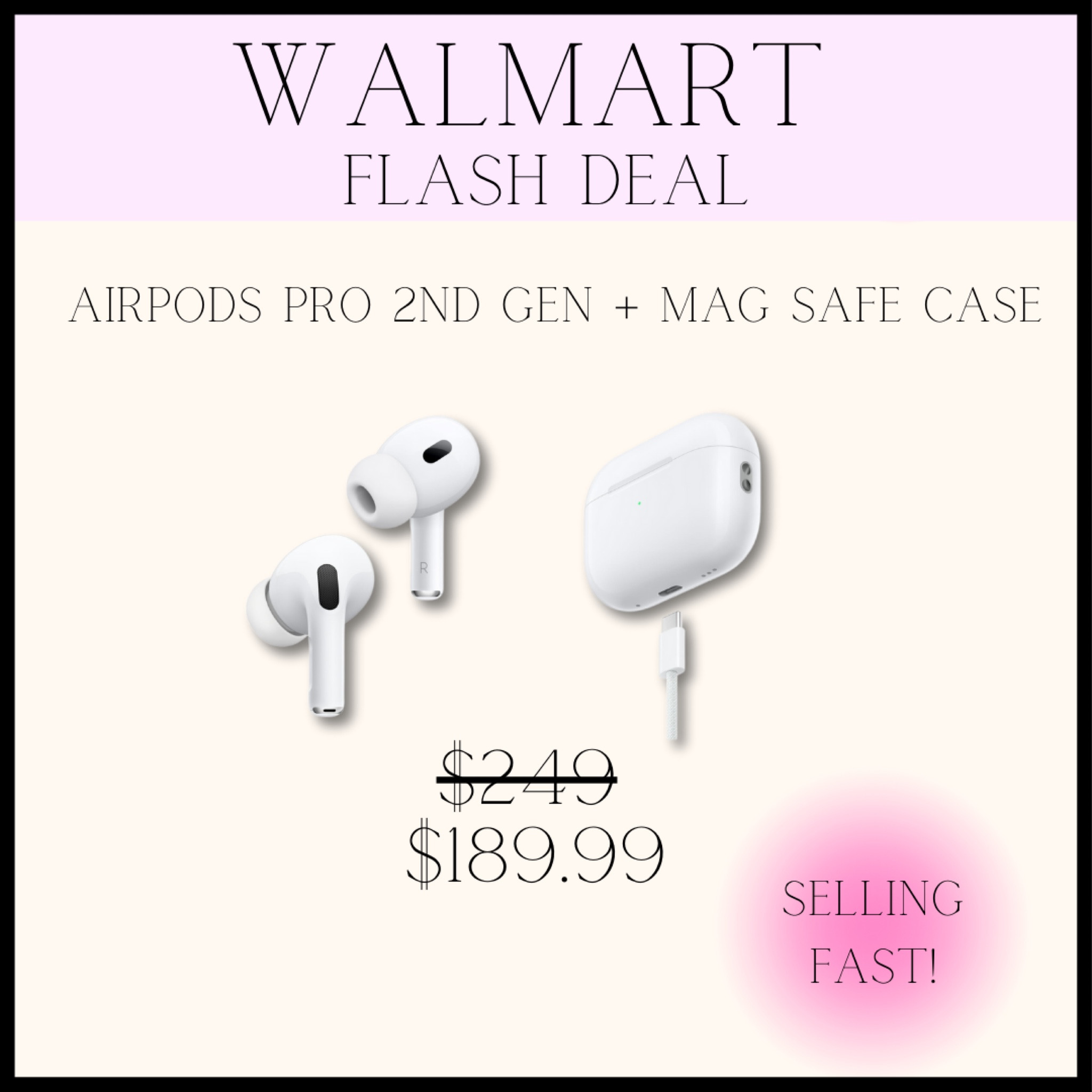 Huge deal on these AirPods!! AirPods are an essential and if you don’t have a pair or are ready to upgrade now is your chance!! Take advantage of this deal while it lasts!!

#LTKSaleAlert #LTKGiftGuide #LTKxWalmart