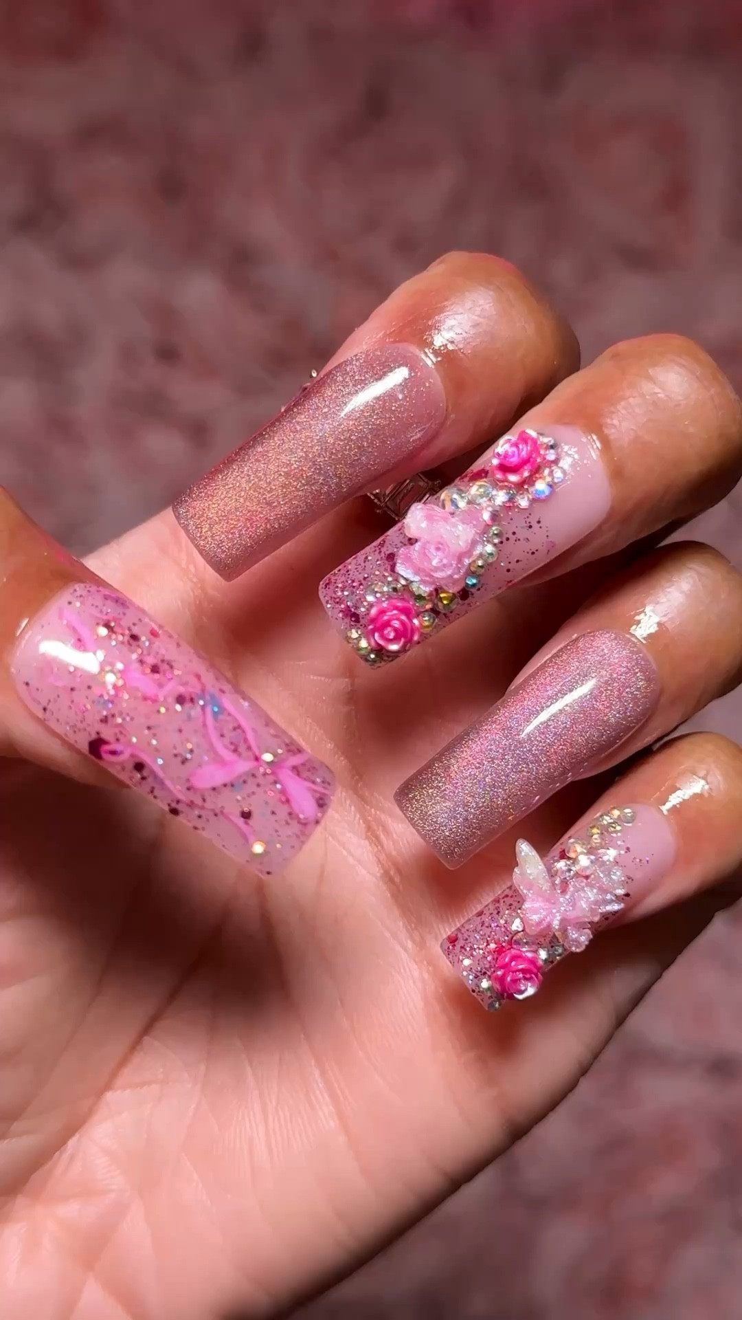 #AD Here’s how I did my pink birthday nails at home, using the new bare series X Coat Tips from BTArtBox 💅🏾💖🎂✨.

I used the extra long square shape, in the shade pink mist. Each set comes with five different nude shades, and they are the perfect base for whatever you decide to create!

These would also be really cute valentines day nails 👀💖

#LTKValentine #LTKBeauty