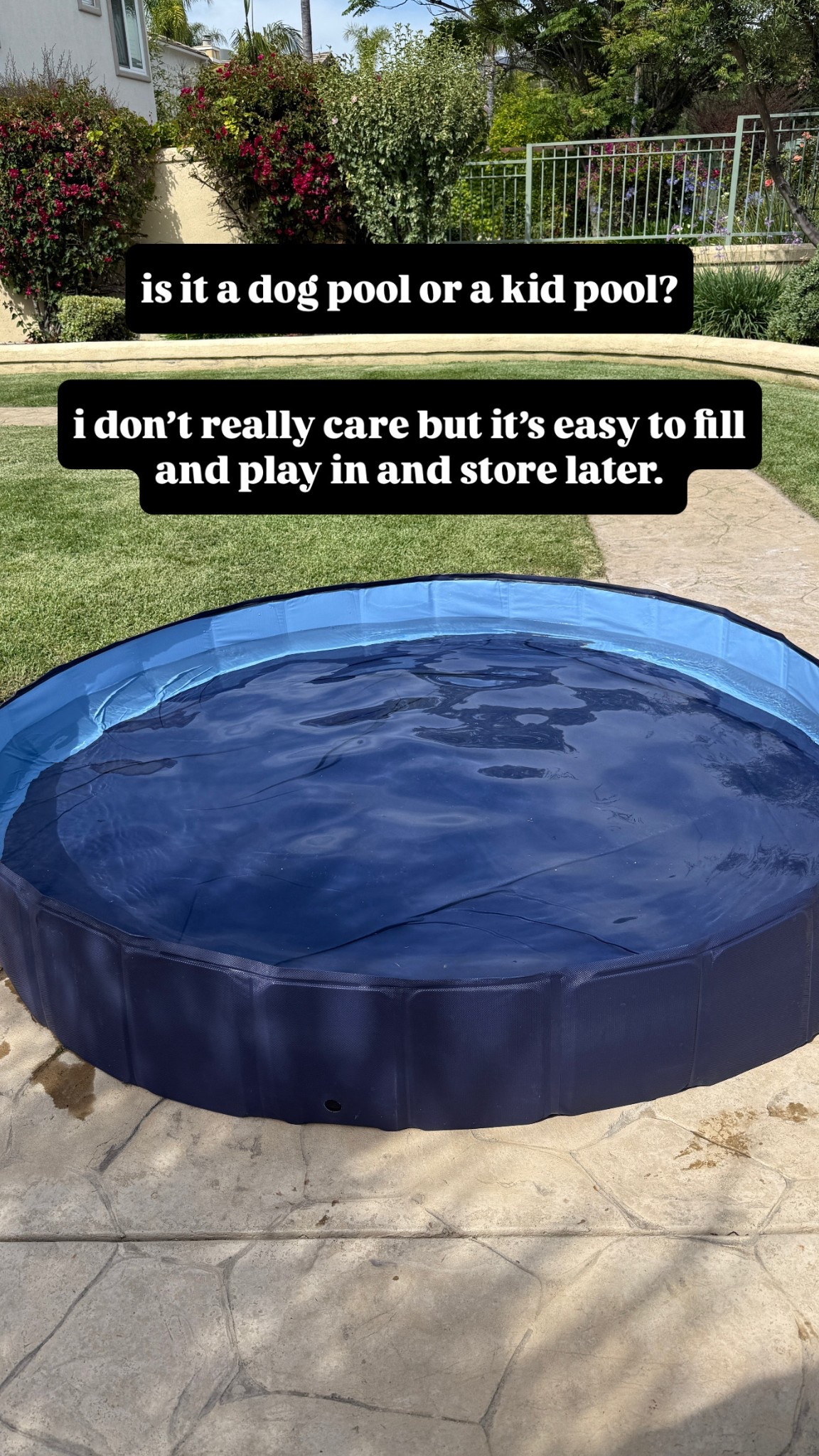 🐾 is it a dog pool or a kid pool?
i honestly don’t care. it’s easy to fill, super quick to dump out, and folds flat when you’re done. big enough for all three kids to splash in—and apparently tough enough for wild toddlers or actual dogs. win-win.

linked the exact one we have because it’s been worth every penny.

—

foldable kiddie pool, dog pool used for kids, portable splash pool amazon, collapsible summer pool, backyard water play ideas, toddler splash pool, dog pool hack for kids, easy setup backyard pool, summer water activities for kids, inflatable pool alternative, no-inflate kid pool, durable outdoor water play, compact backyard pool idea, play pool for multiple kids, backyard must haves for toddler summer

#LTKHome #LTKSummerEdit #LTKKids
