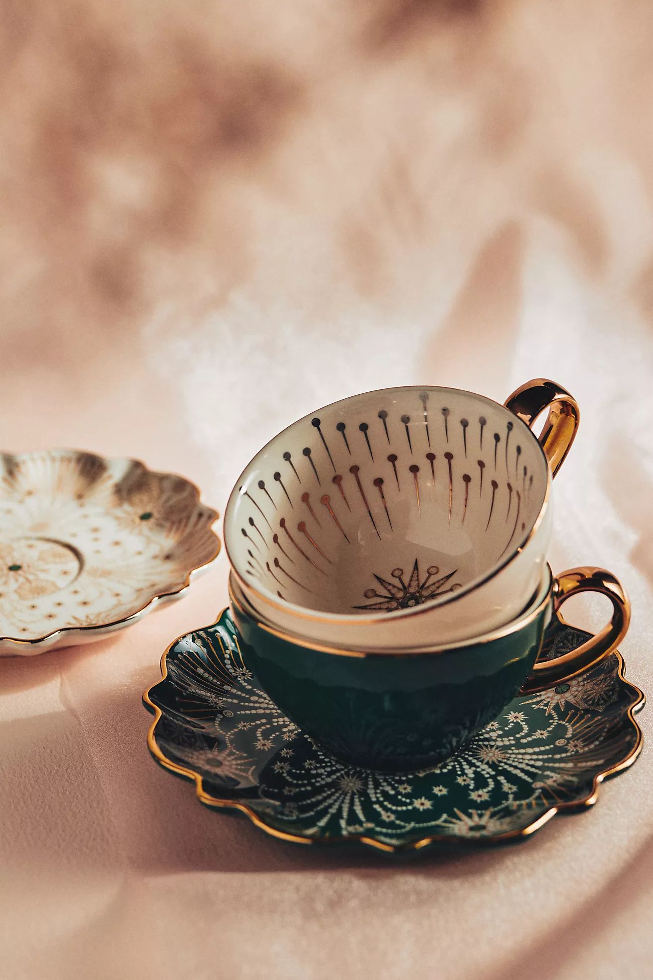 Catherine Martin for Anthropologie Starry Night Teacup & Saucer | Anthropologie (UK)