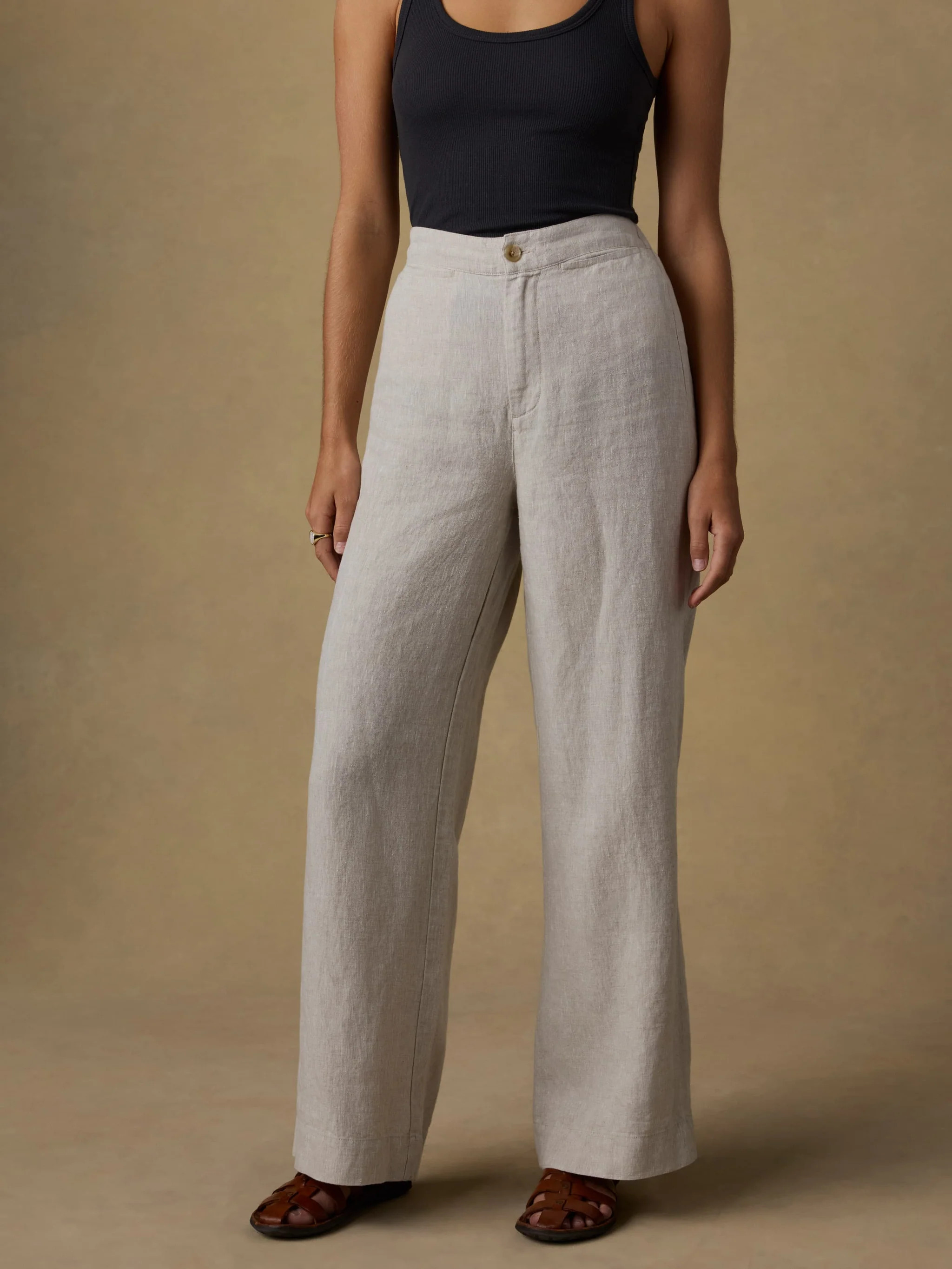 Sun Strider Linen Pant - Flax | Faherty
