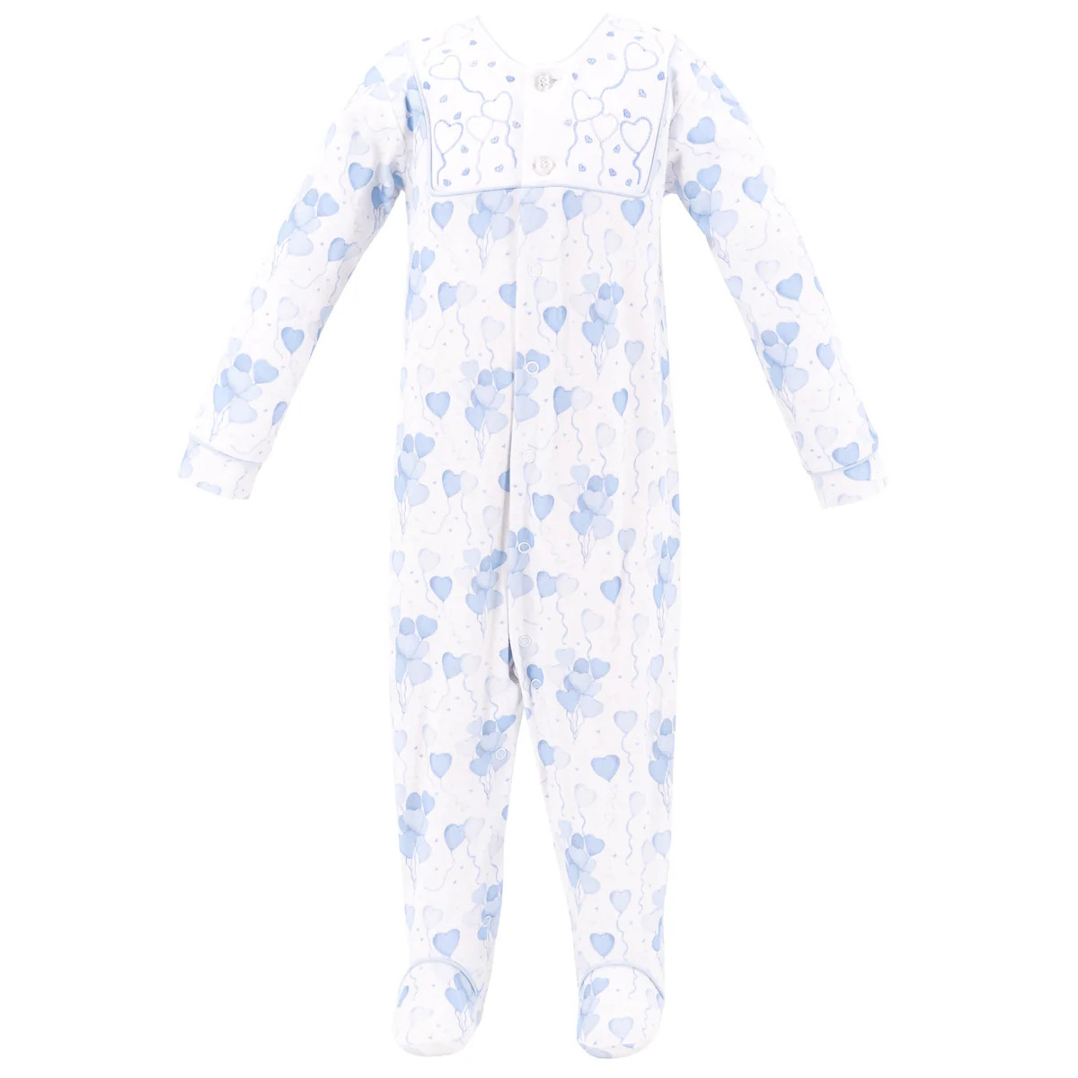 Heart Balloons Boy Footie | Dondolo