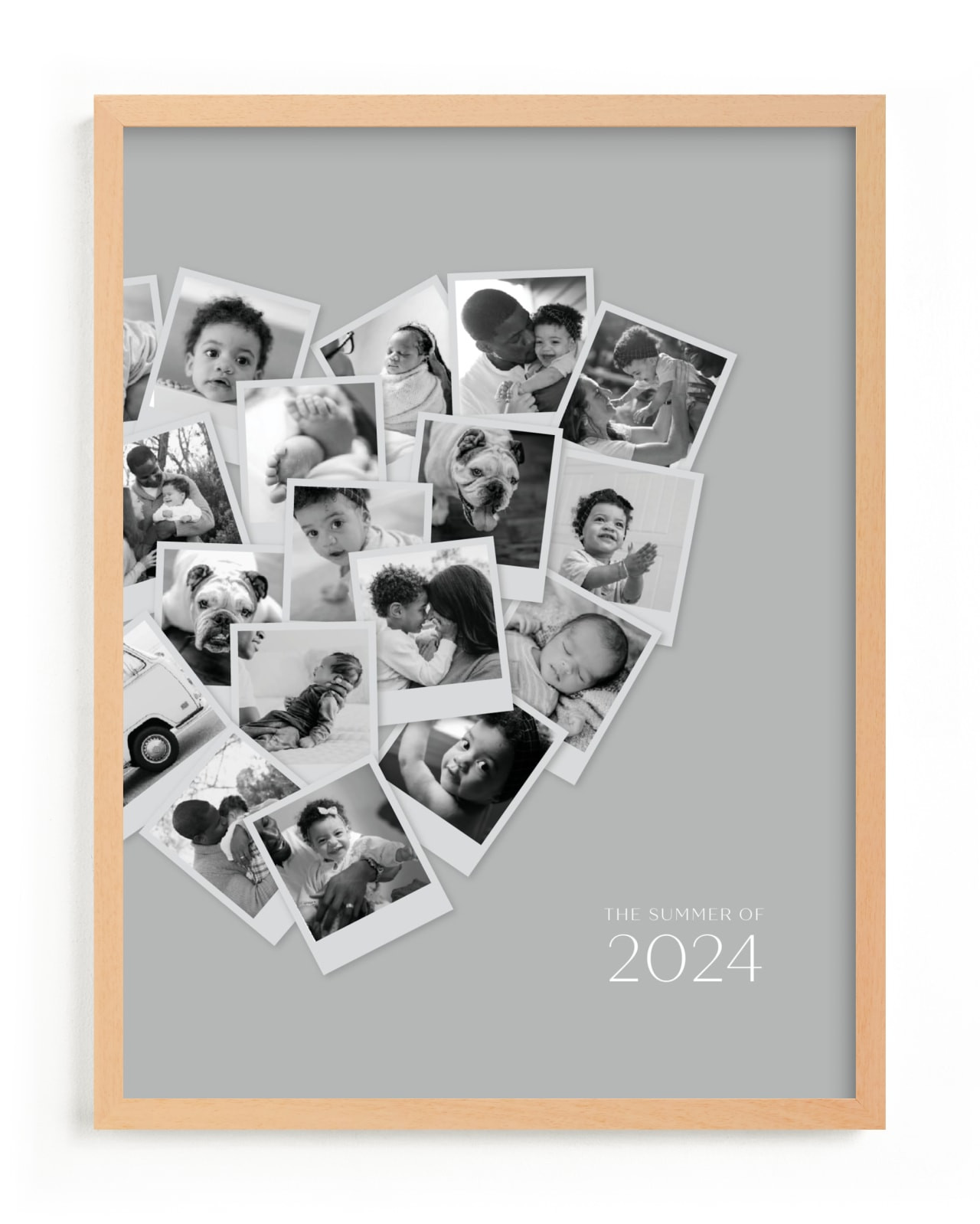 Modern Heart Snapshot Mix® Cool Tones | Minted