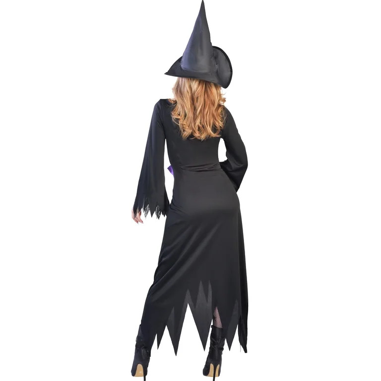 Classic Witch Halloween Costume for Adults, Women's Size S (4/6), by Way to Celebrate | Walmart (US)