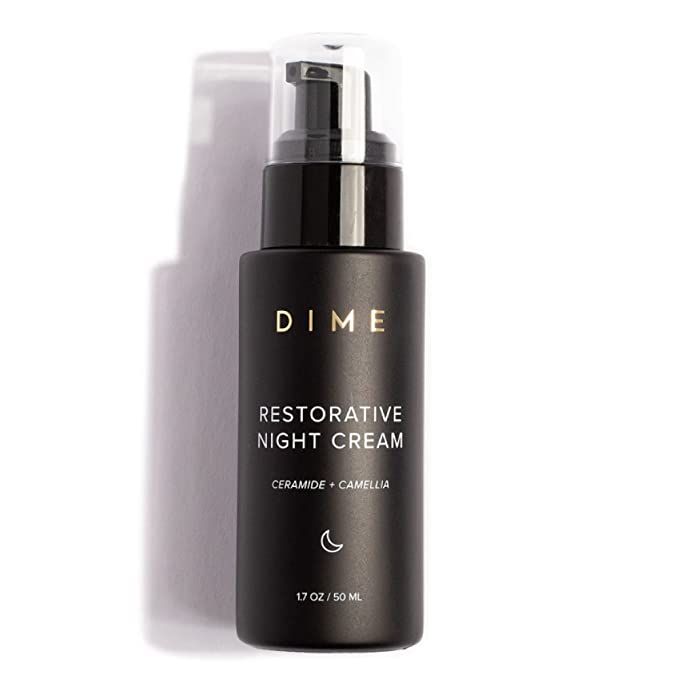 Dime Beauty Restorative Night Cream Moisturizer, Restores Damaged and Dry Skin with Ceramides and... | Amazon (US)