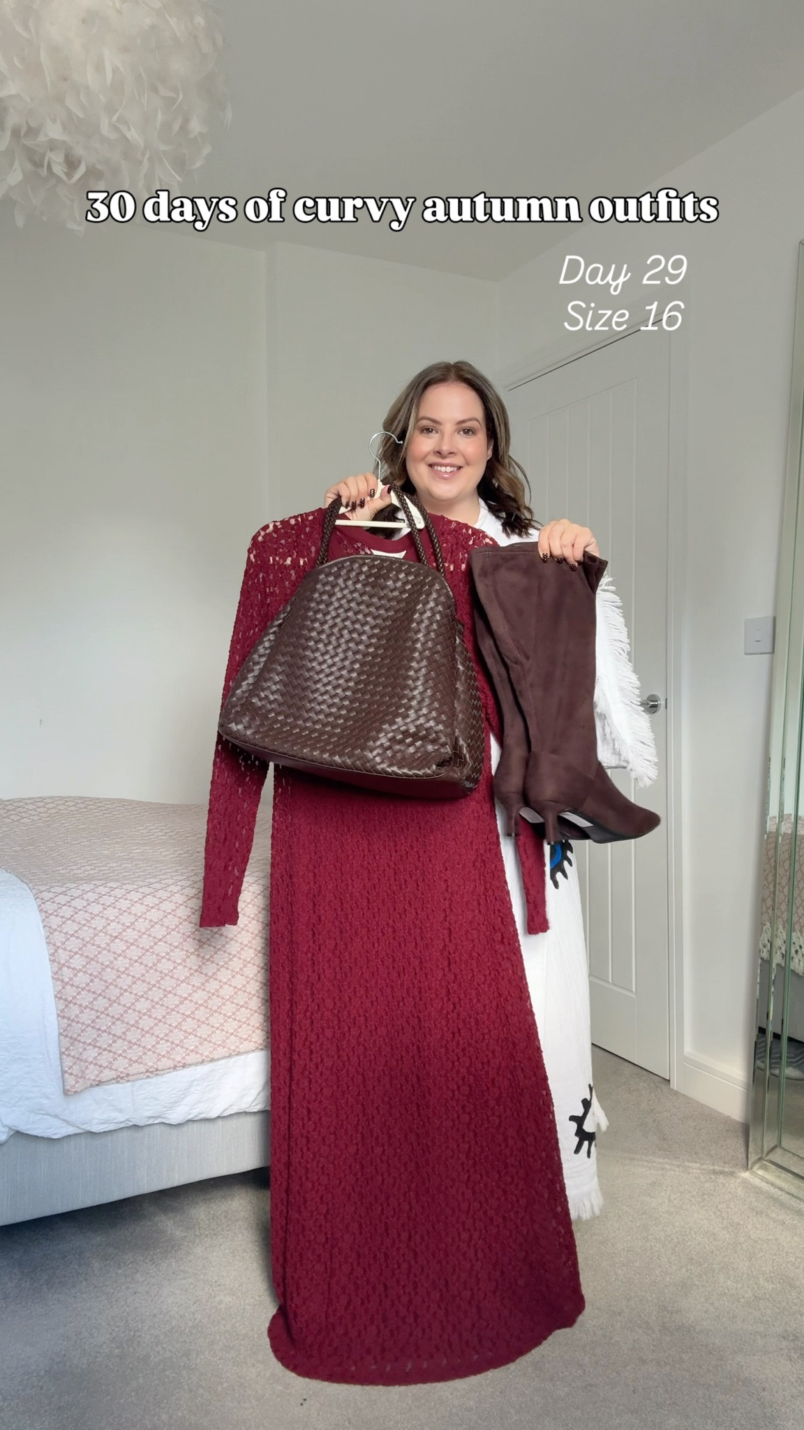 30 days of curvy autumn outfits | day 29 

Autumn outfits, burgundy outfits, burgundy dress, brown suede boots, knee high boots, wide calf knee high boots 

#LTKmidsize #LTKuk #LTKautumn