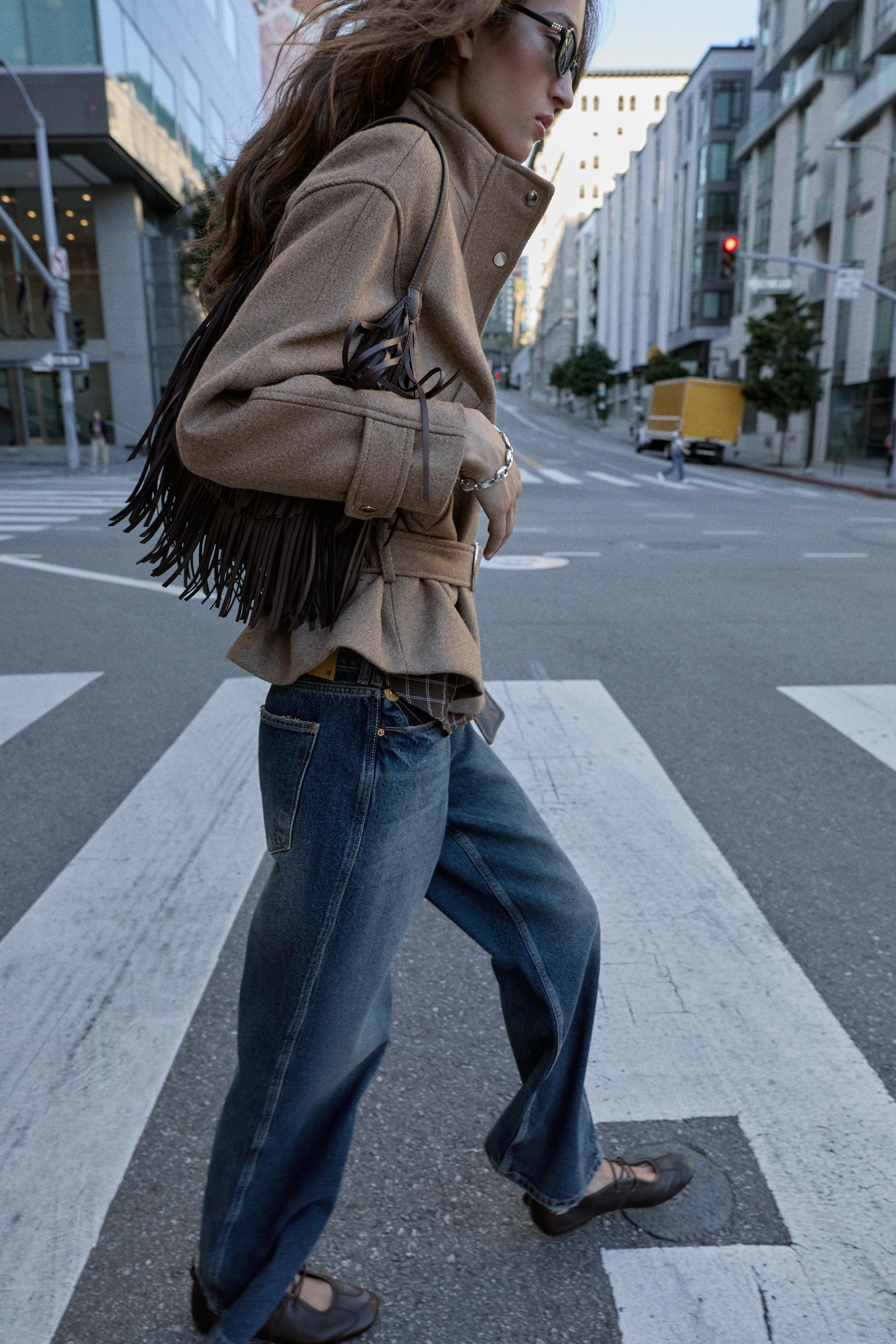 BELTED WOOL BLEND SHORT COAT | Zara US