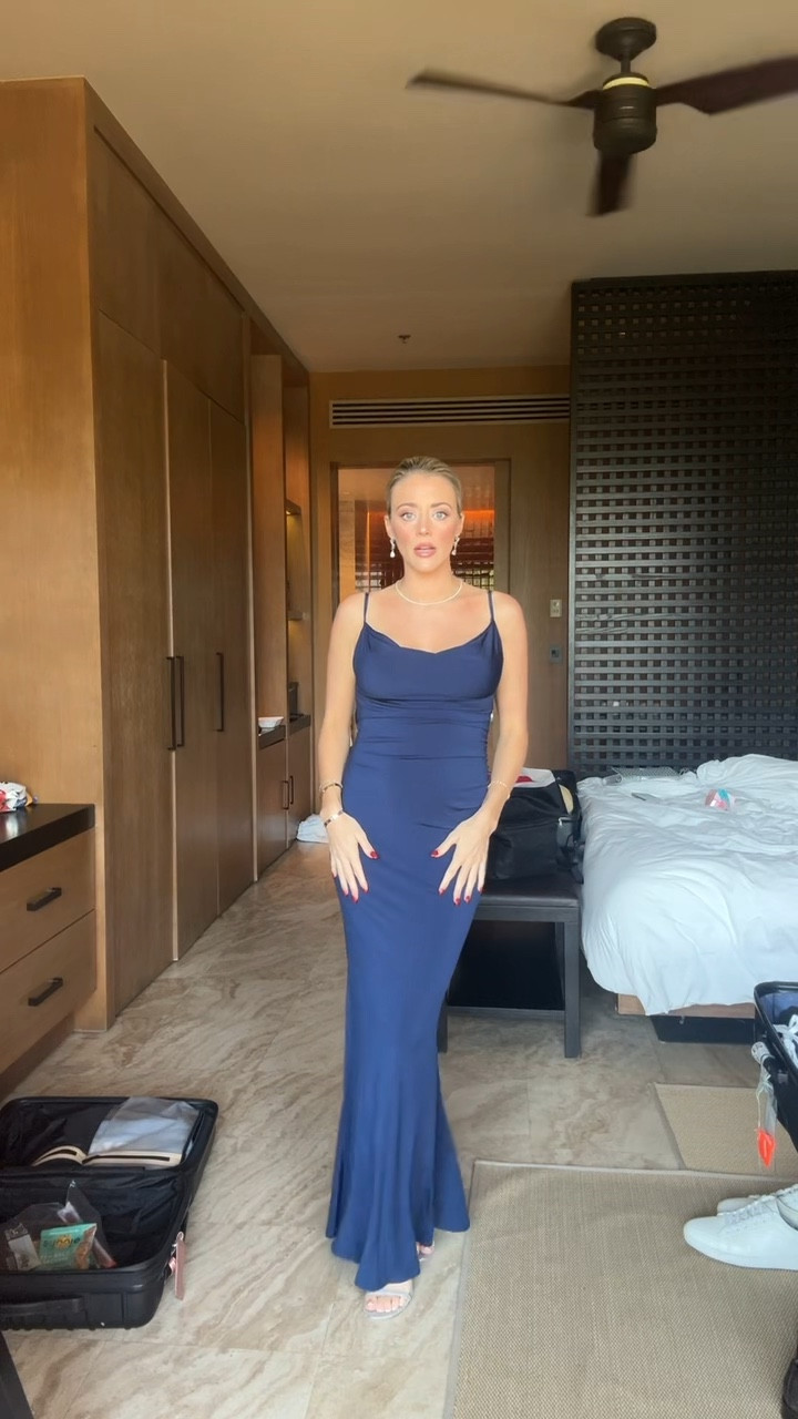 Navy Formal Dress
Wedding Guest Dress 

#LTKStyleTip #LTKBeauty