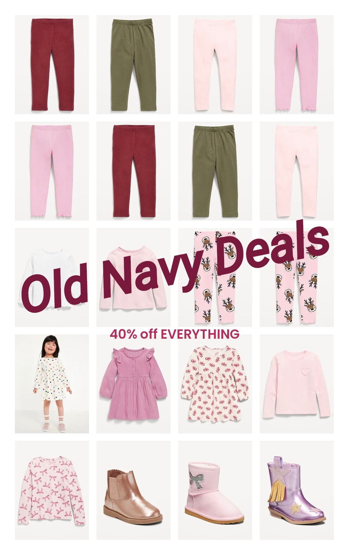 Just scored the cutest basics and boots for the girls and saved $120! 40% off *everything* and the sale ends tomorrow on 11/11! #oldnavy #sale #whatibought 

#LTKSaleAlert #LTKKids #LTKHoliday