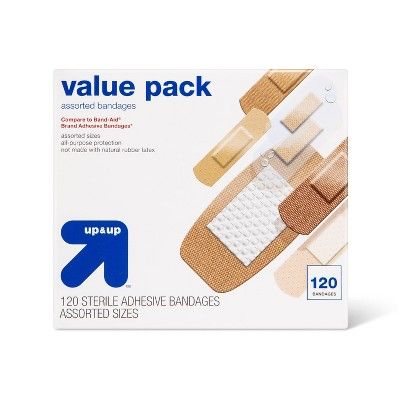 Assorted Bandages Value Pack - 120ct - up &#38; up&#8482; | Target
