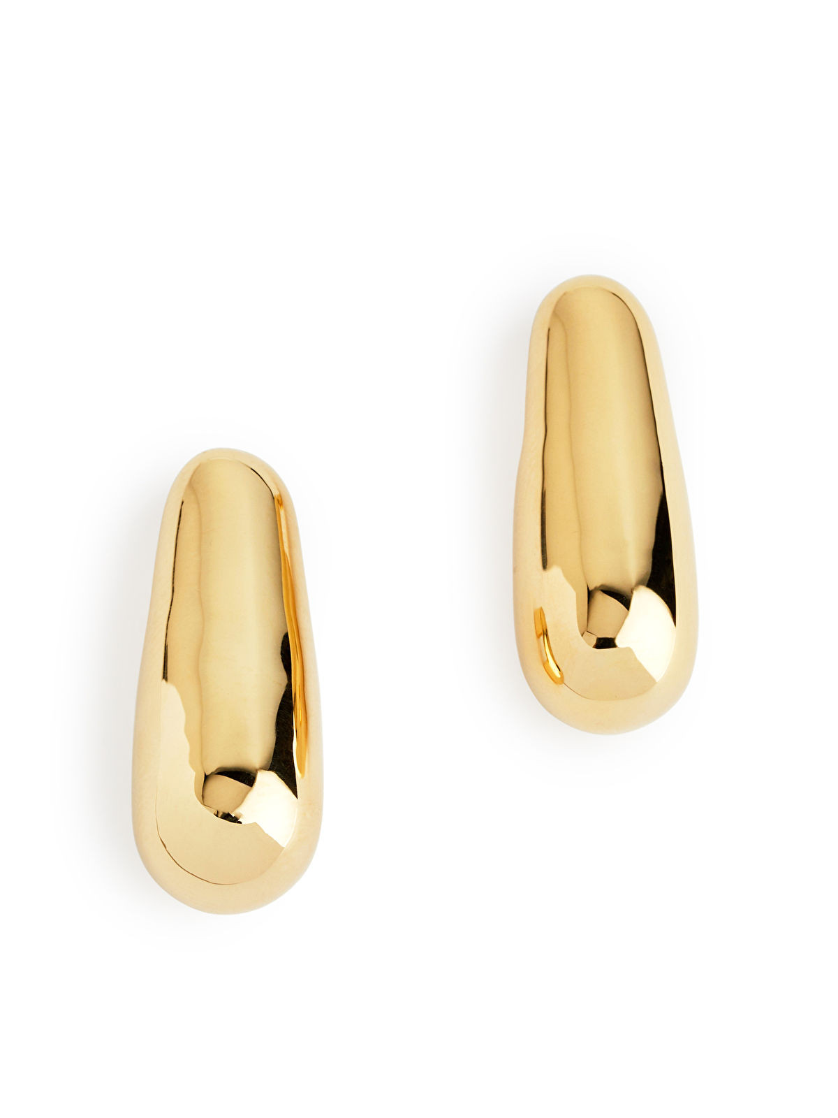 Penny Martin and ARKET Gold-Plated Drop Earrings | Arket UK