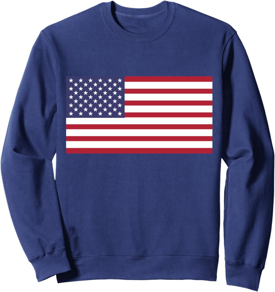 American Flag USA Patriotic US Men Women Kids American Flag Sweatshirt | Amazon (US)