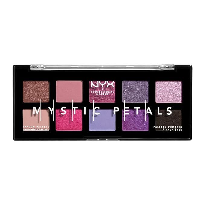 NYX PROFESSIONAL MAKEUP Mystic Petals Shadow Palette, Midnight Orchid | Amazon (US)
