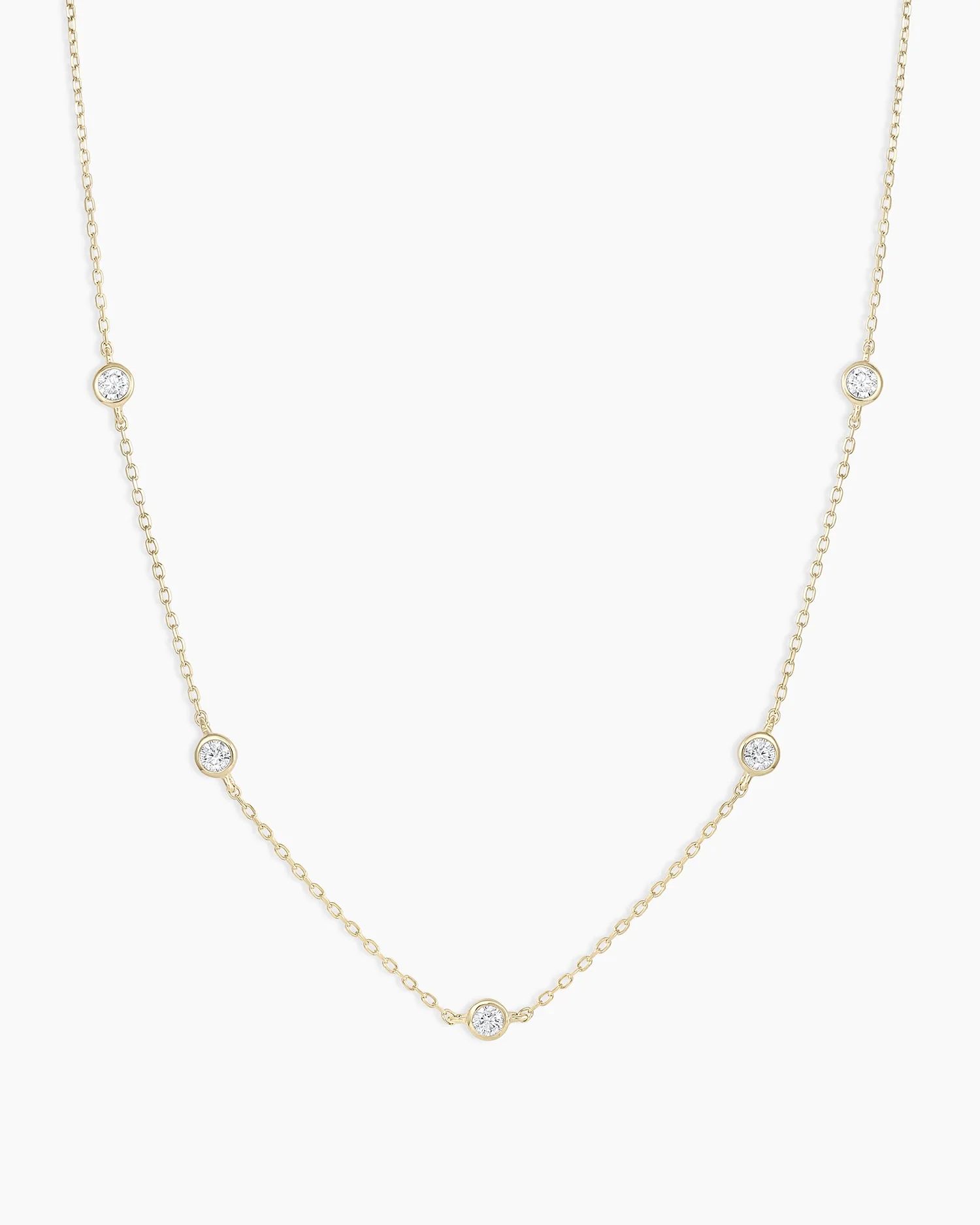 Classic Five Diamond Necklace | Gorjana