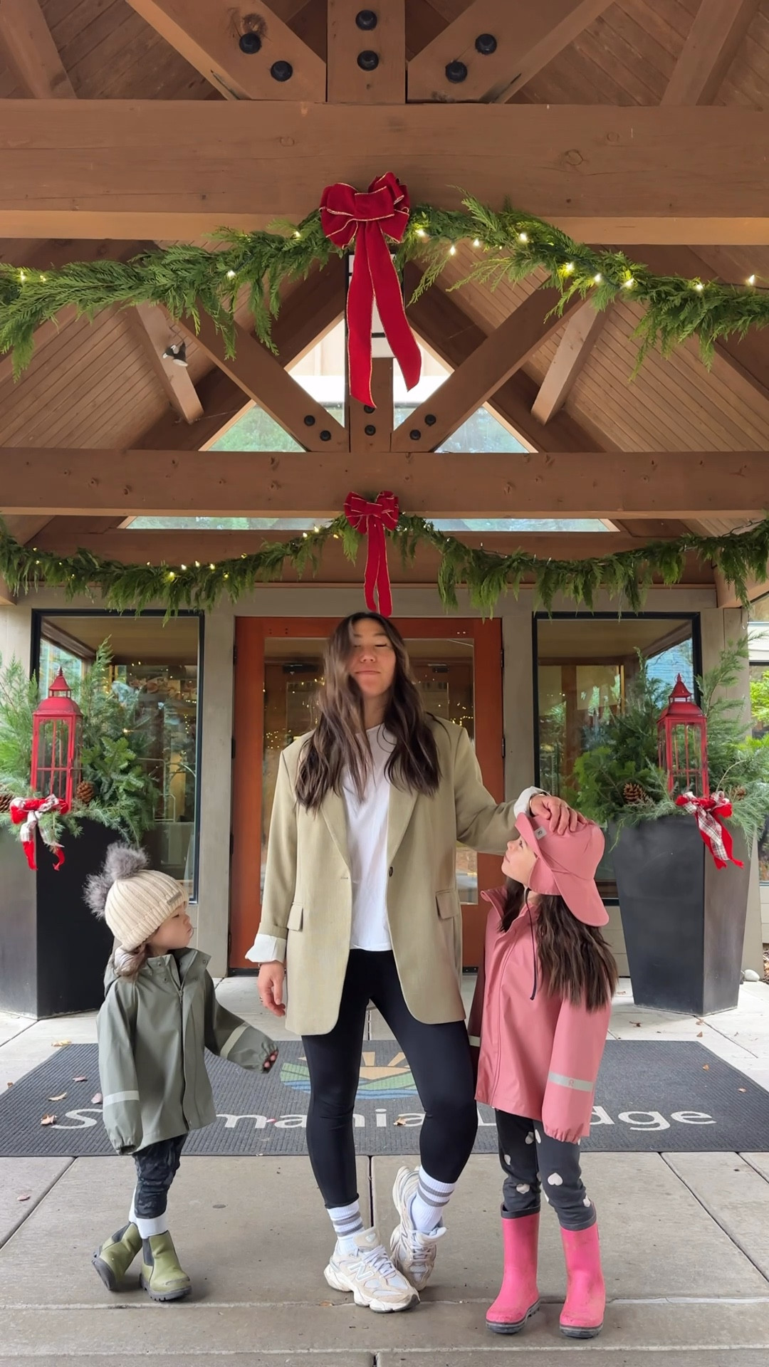 Lodge vacation holiday break Christmas vacation no school elevated casual kids outdoors motherhood PNW Skamania nature siblings girls cabin cozy

#LTKmomlife #LTKTravel #LTKdayinmylife