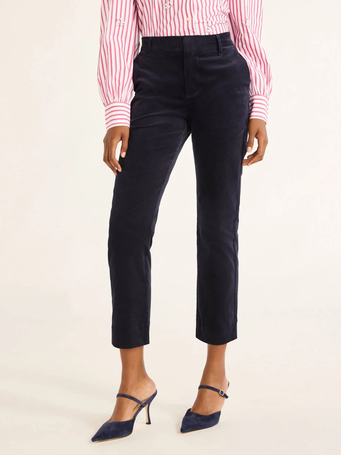 Free Assembly Women's Slim Velvet Trousers, 26.5” Inseam, Sizes 0-20 | Walmart (US)