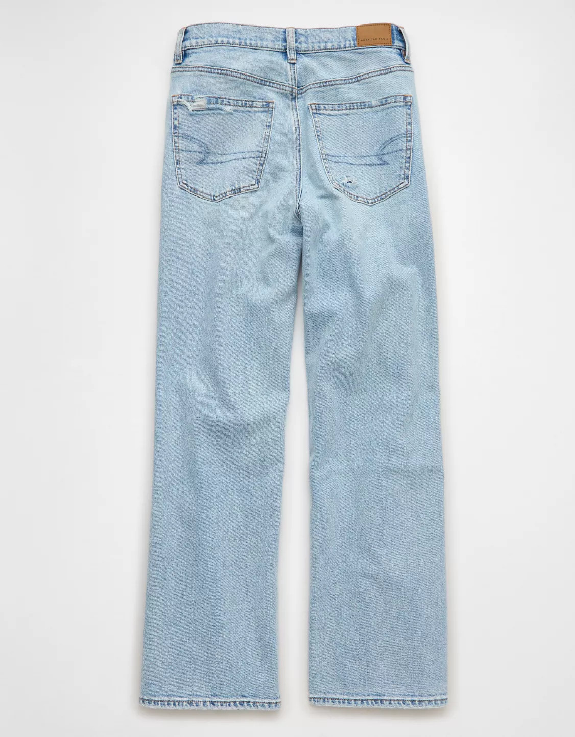 AE Strigid Ripped High-Waisted Stovepipe Jean | American Eagle Outfitters (US & CA)