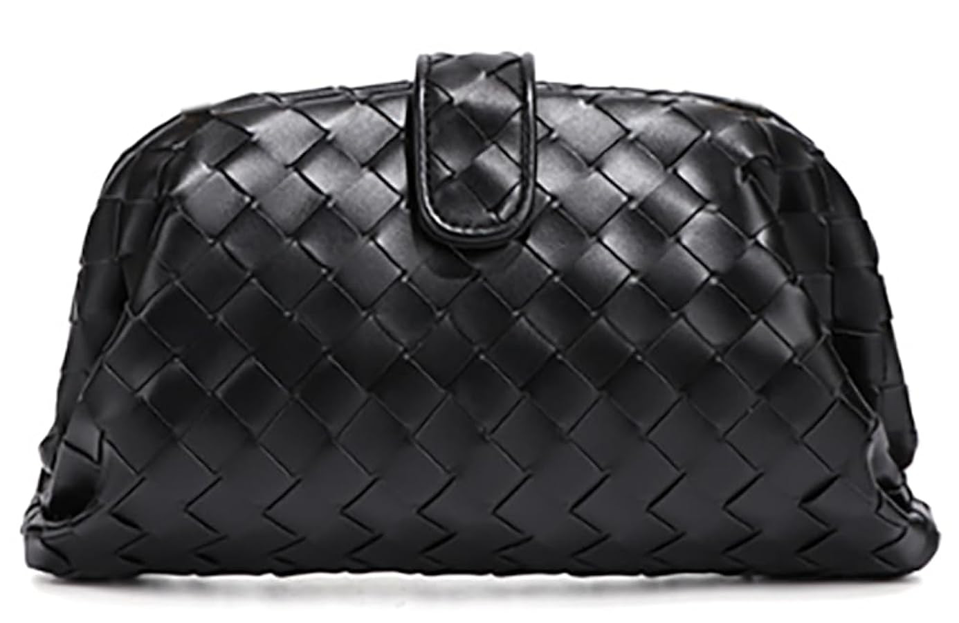 Slouchy PU Leather Woven Hobo Bags Women Crescent Crossbody Shoulder Purse Satchel Tote Handbag E... | Amazon (US)