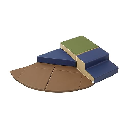 ECR4Kids SoftZone Junior Adventurer's Summit Step, Corner Climber, Earthtone, 4-Piece | Amazon (US)