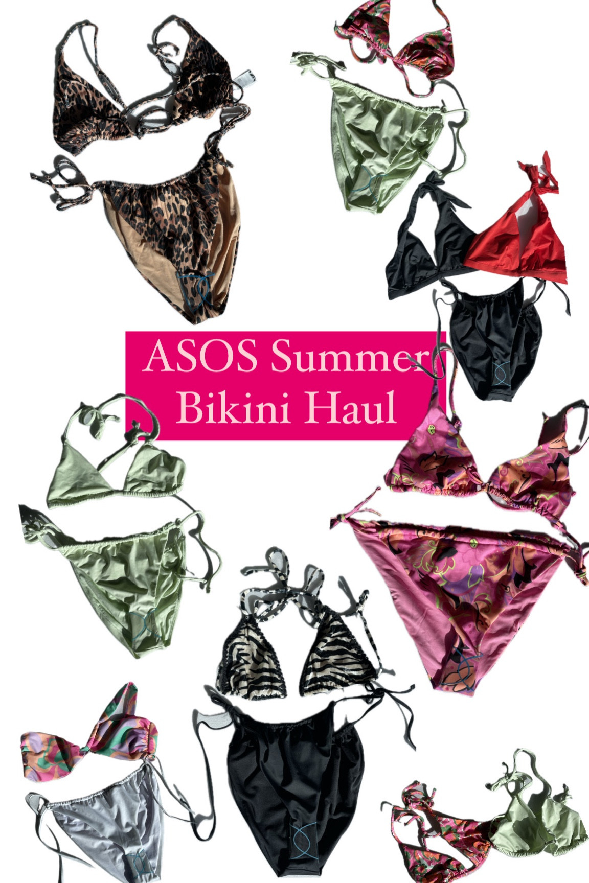 I snagged so many cute bikinis for summer during ASOS’s $5 sample sale! The sale is over but the prices are still great! #ASOS #bikinis #summer #bathingsuit #beachattire #vacationoutfits 

#LTKSpringSale #LTKmidsize #LTKswim