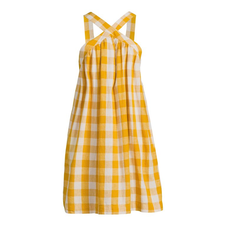 The Get Women's Juniors Sleeveless Cross Neck Mini Dress | Walmart (US)