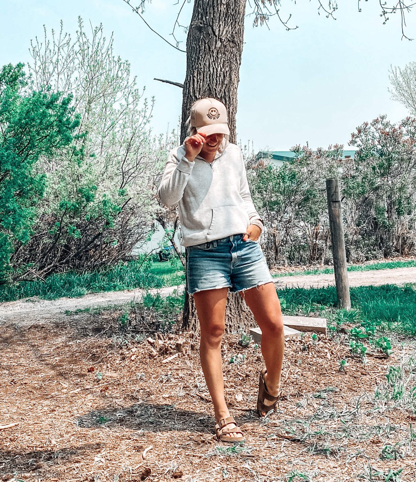 Jean shorts 
Summer outfit 
Women’s summer outfit 
Baseball cap 
Baseball hat
Trucker hat 
Summer shoes 
Summer sandals 

#LTKSeasonal #LTKFind #LTKstyletip