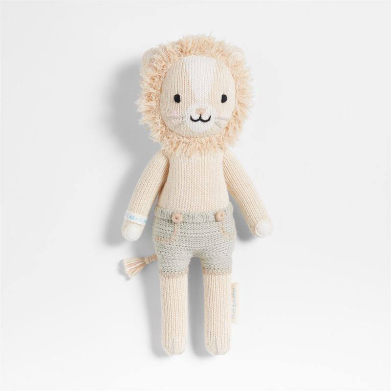 Cuddle+Kind Sawyer Lion Yarn Doll + Reviews | Crate & Kids | Crate & Barrel