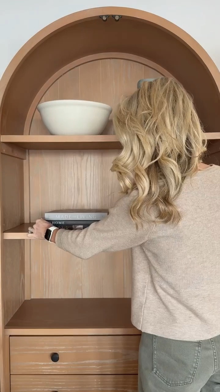 Another amazing target find! Love this beautiful cabinet as a warm addition to our living room! I’ve been eyeing an arched cabinet like this for a while! See what we styled it with! 

#LTKHome