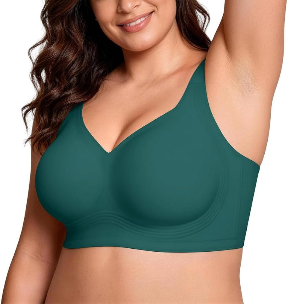 ProKloud Jelly Bras for Plus Size Women Wireless Full Coverage No Underwire | Amazon (US)