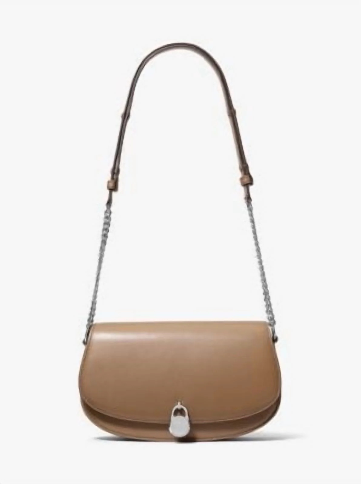 Michael Kors Outlet Mila Medium Leather Messenger Bag - Drift Wood | Walmart (US)