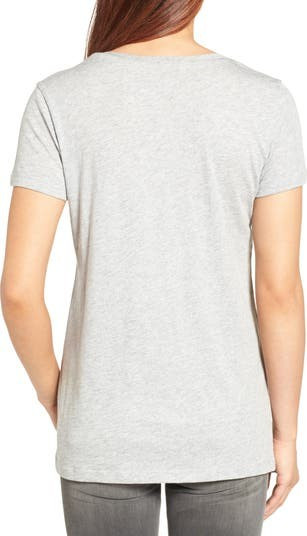Rounded V-Neck T-Shirt | Nordstrom | Nordstrom