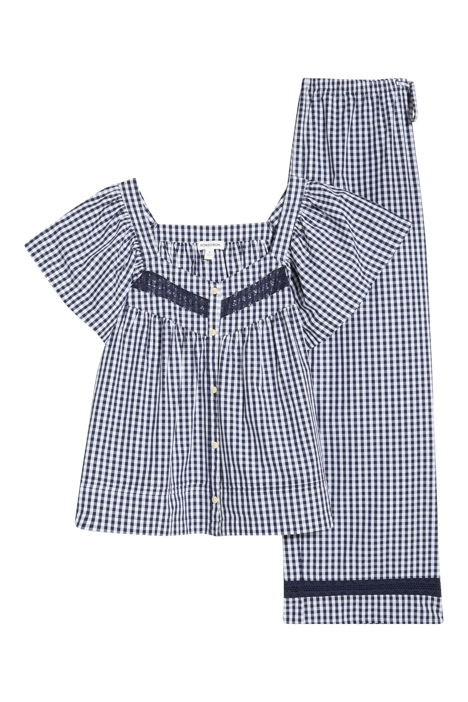Gingham Cotton Pajamas (Women) | Nordstrom | Nordstrom
