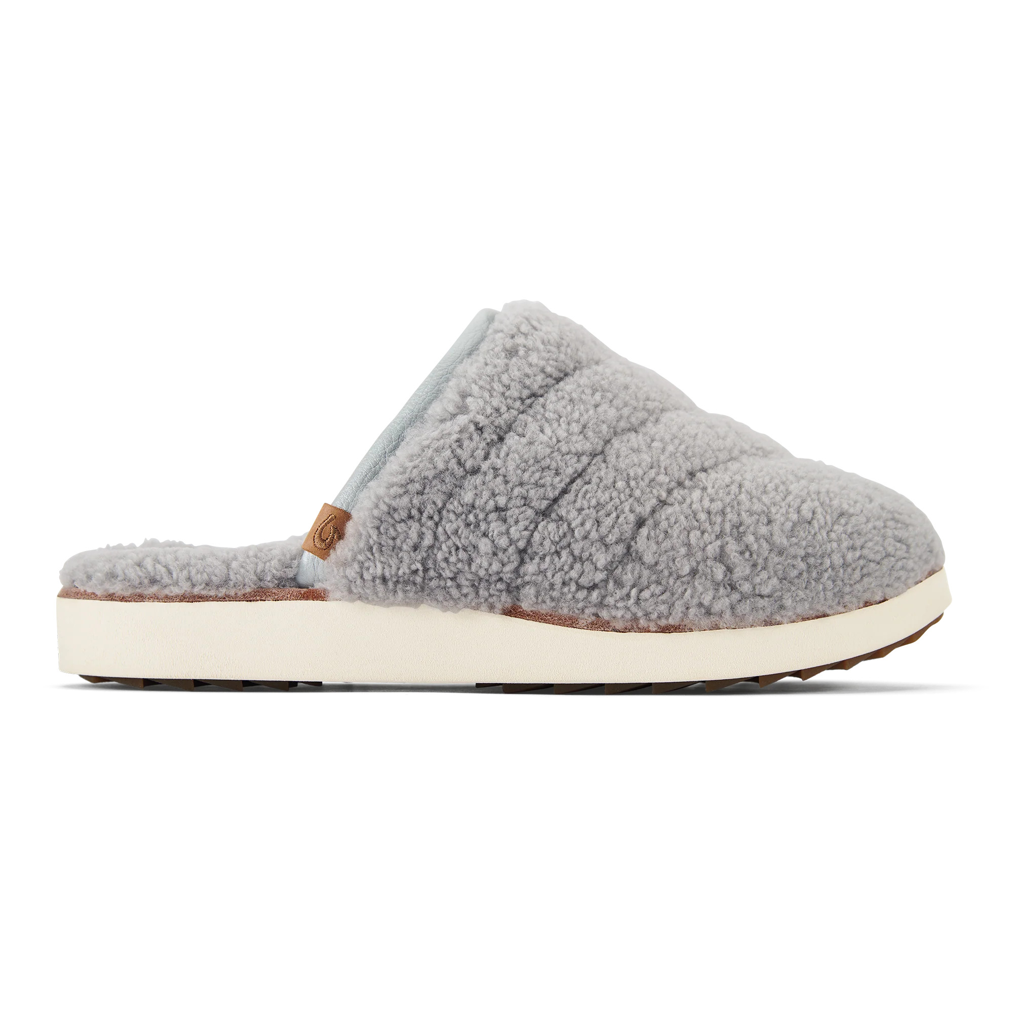 Pūpū Mua Women’s Shearling Mule Slipper - Pale Grey | OluKai | OluKai
