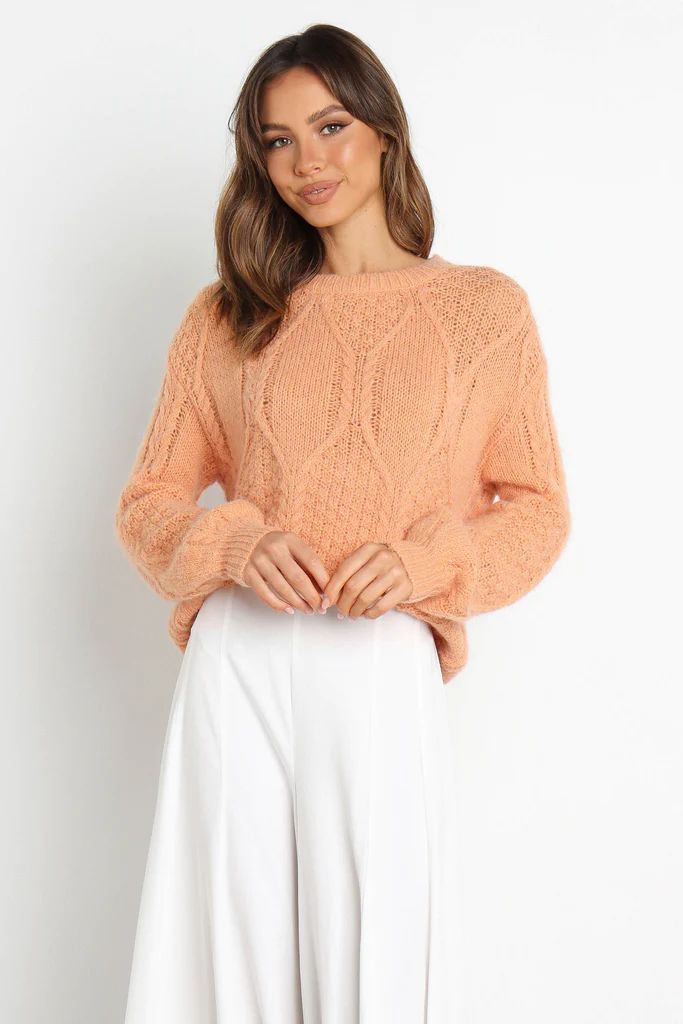 Maripa Knit Sweater - Orange | Petal & Pup (US)