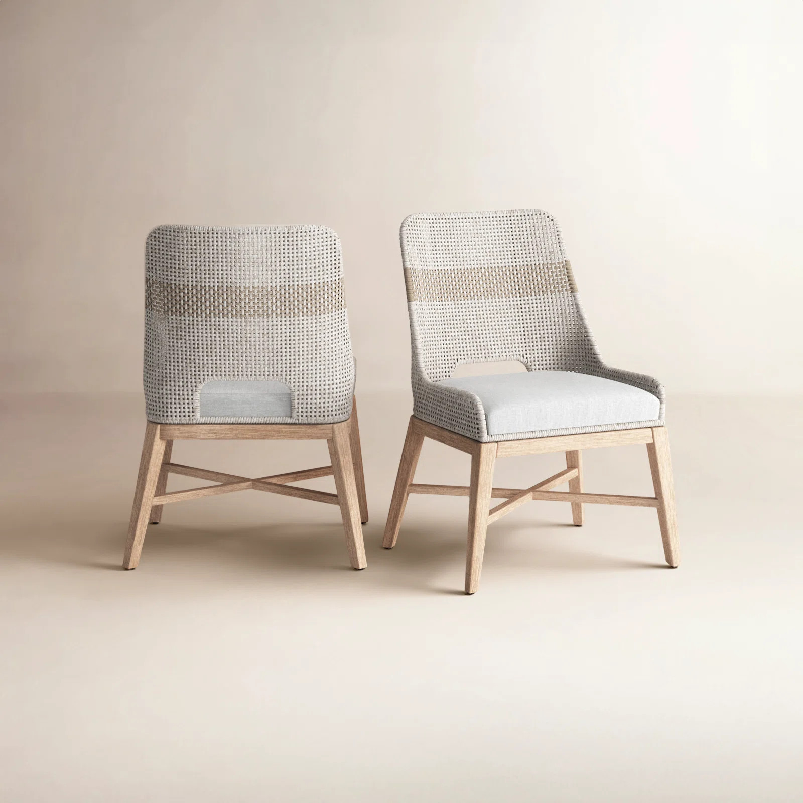 Bowker 18.5'' H Polypropylene / Olefin Upholstered Side Chair (Set of 2) | Wayfair North America