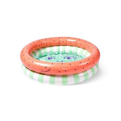 Minnidip Watermelon Minni-Minni Kiddie Pool - Coral Red | Target