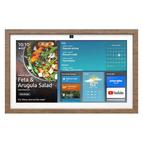 Echo Show 15 Bundle: Includes All-New Echo Show 15 & Made for Amazon Frame | Light Brown | Amazon (US)