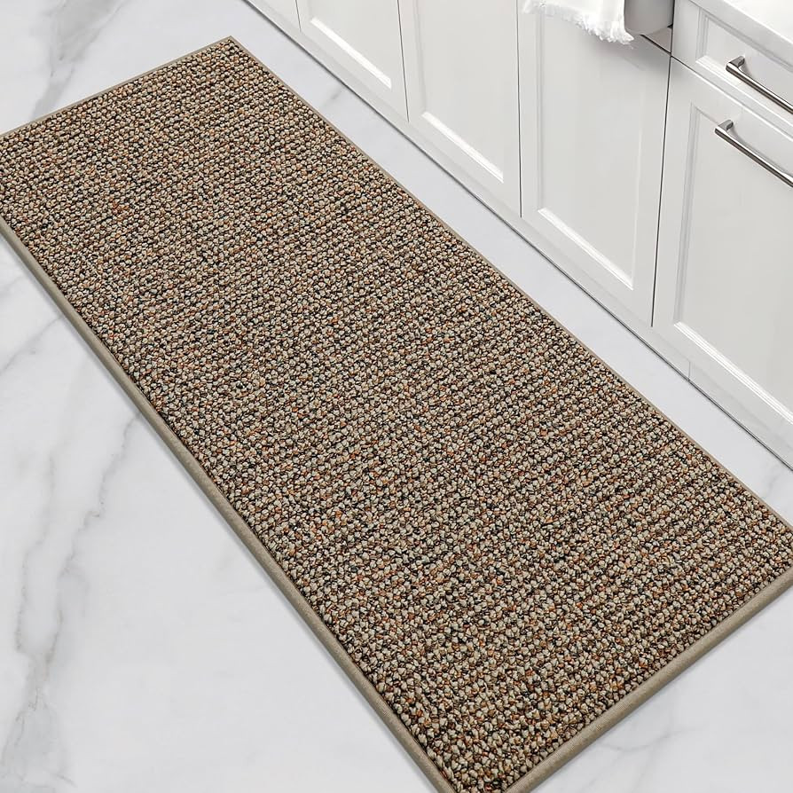 BEQHAUSE Kitchen Runner Rugs 24"x60", Non-Slip Kitchen Mats for Floor, Super Absorbent and Stain ... | Amazon (US)