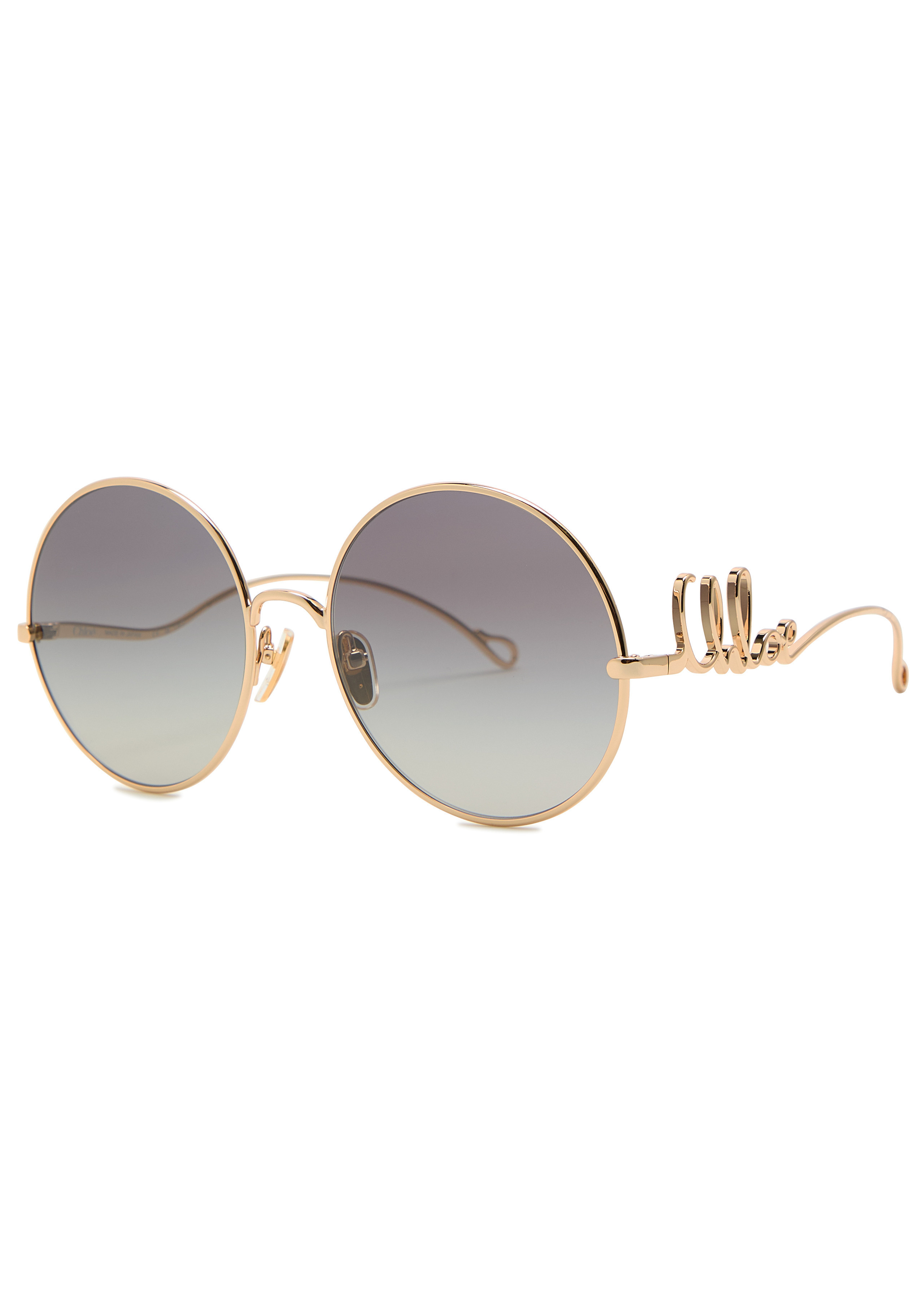 Logo round-frame sunglasses | Harvey Nichols