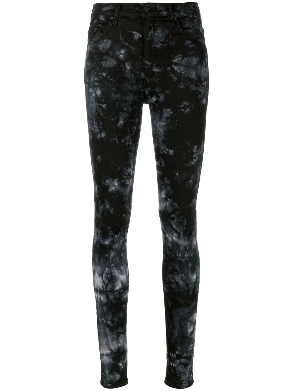 tie dye-print skinny-cut jeans | Farfetch (US)