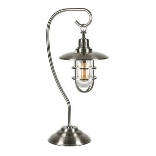 Meyer&Cross Bay 22 in. Brushed Nickel Nautical Lantern Lamp-TL0211 - The Home Depot | The Home Depot